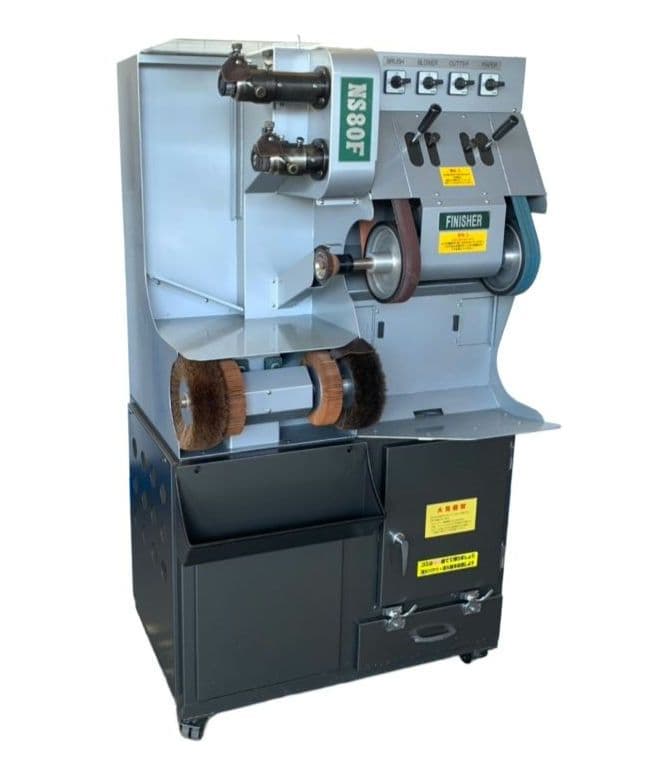 根本製作所 靴修理専用機 FINISHER 80F 義肢装具加工専用 集塵機能付