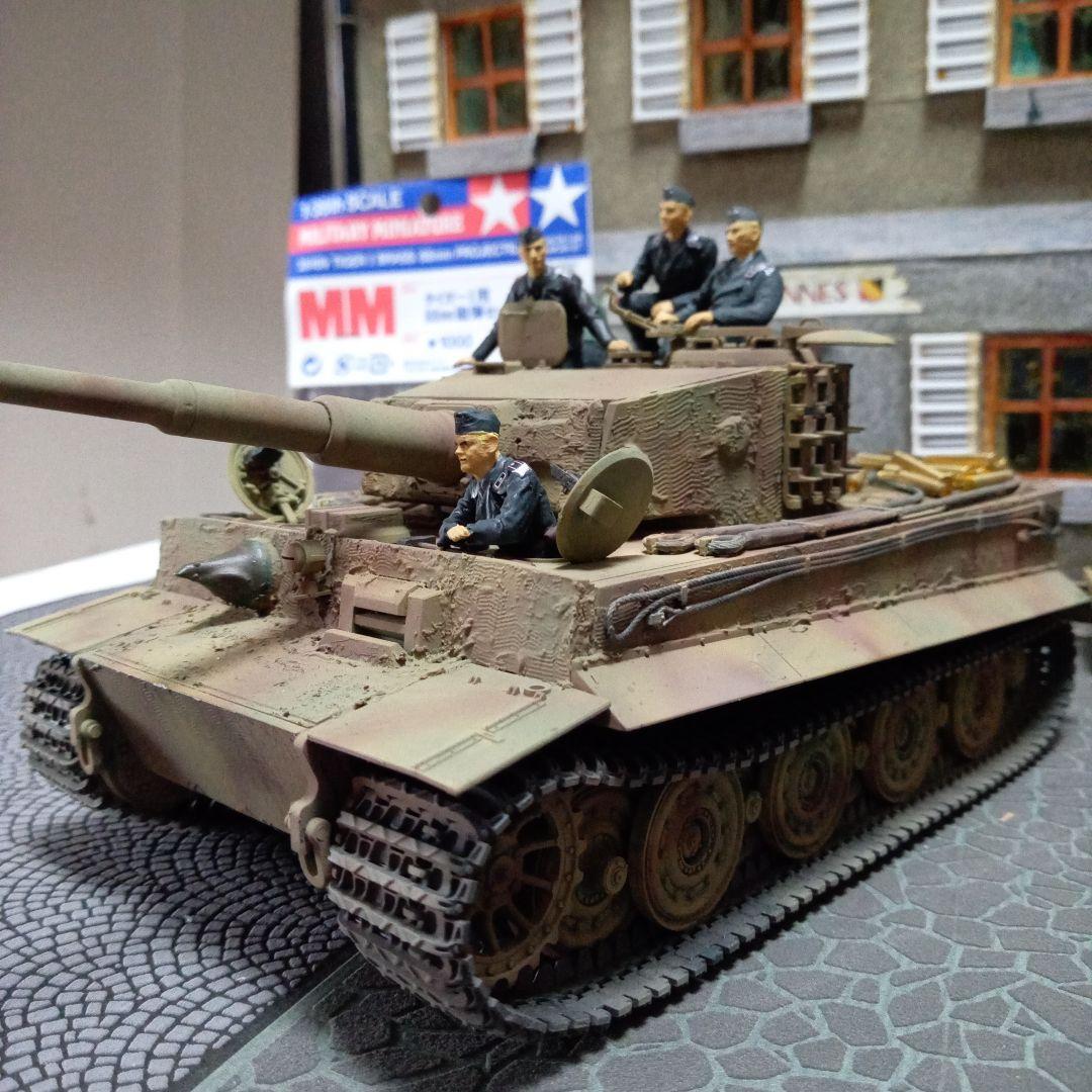 値下げしました　タミヤ　タイガーⅠ型　最後期型　1／35　アクセサリーパーツ多数