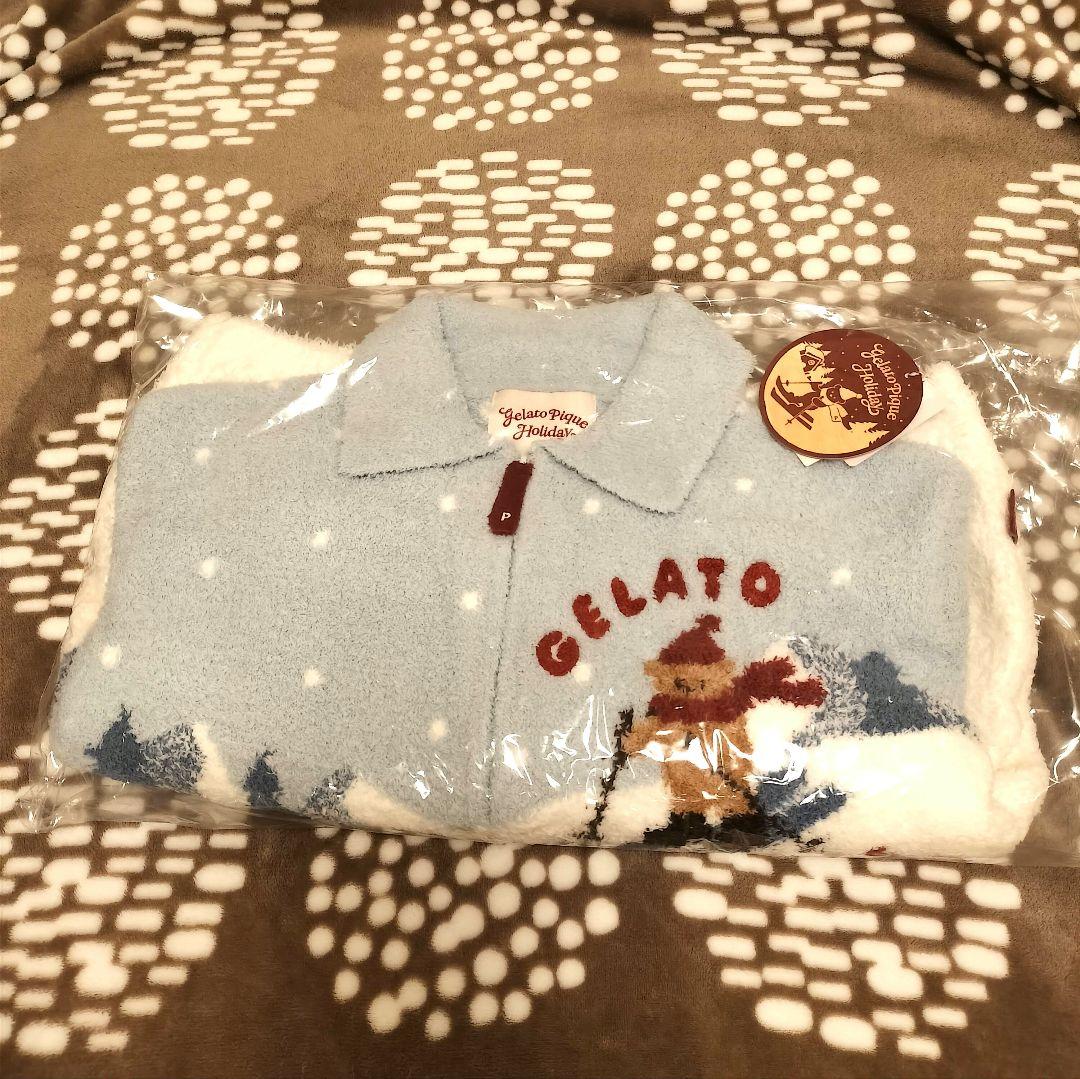 gelato pique【HOLIDAY】スキーベアジャガードカーディガン