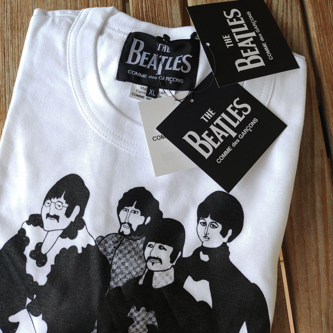 ＸL　コムデギャルソンTHE BEATLES イラストプリント Tシャツ XL