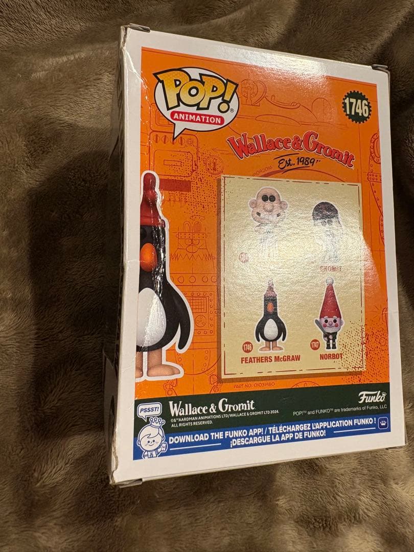 フェザーマッグロウフィギュアPOPウォレスとグルミット