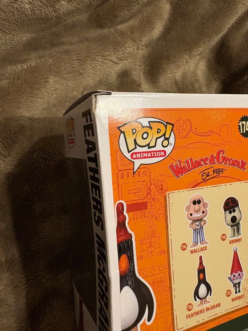 フェザーマッグロウフィギュアPOPウォレスとグルミット