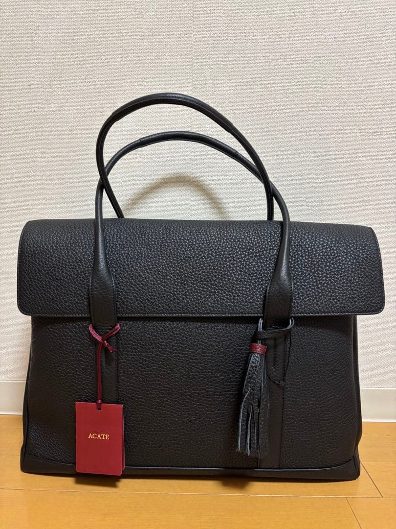 新品未使用品 ACATE トートバッグ ボストンバック ブラック