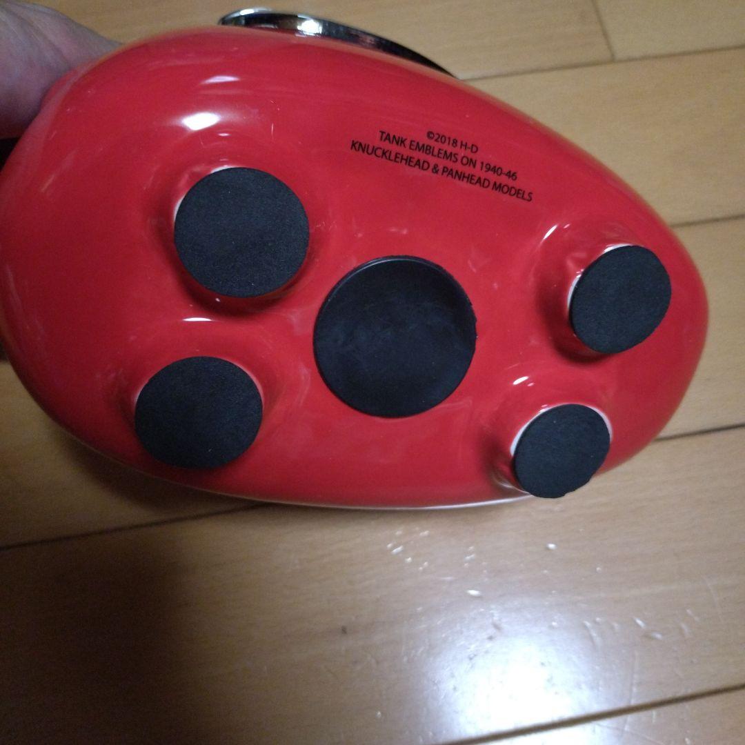 ハーレーダビッドソン　1940sタンク型　陶製貯金箱　ブタ　エンブレム