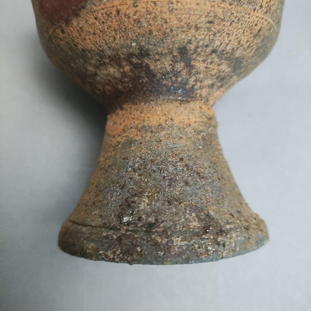 中里隆　唐津南蛮馬上盃　唐津焼　南蛮焼　焼締