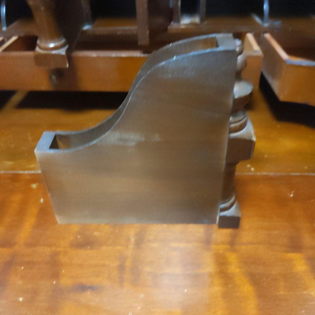 アンティーク 木製キャビネット ガラス扉付き