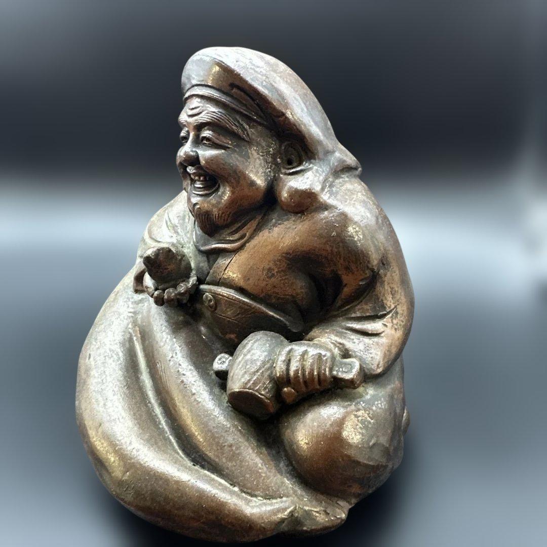 備前焼，置物， 七福神 縁起物 骨董品 古美術品