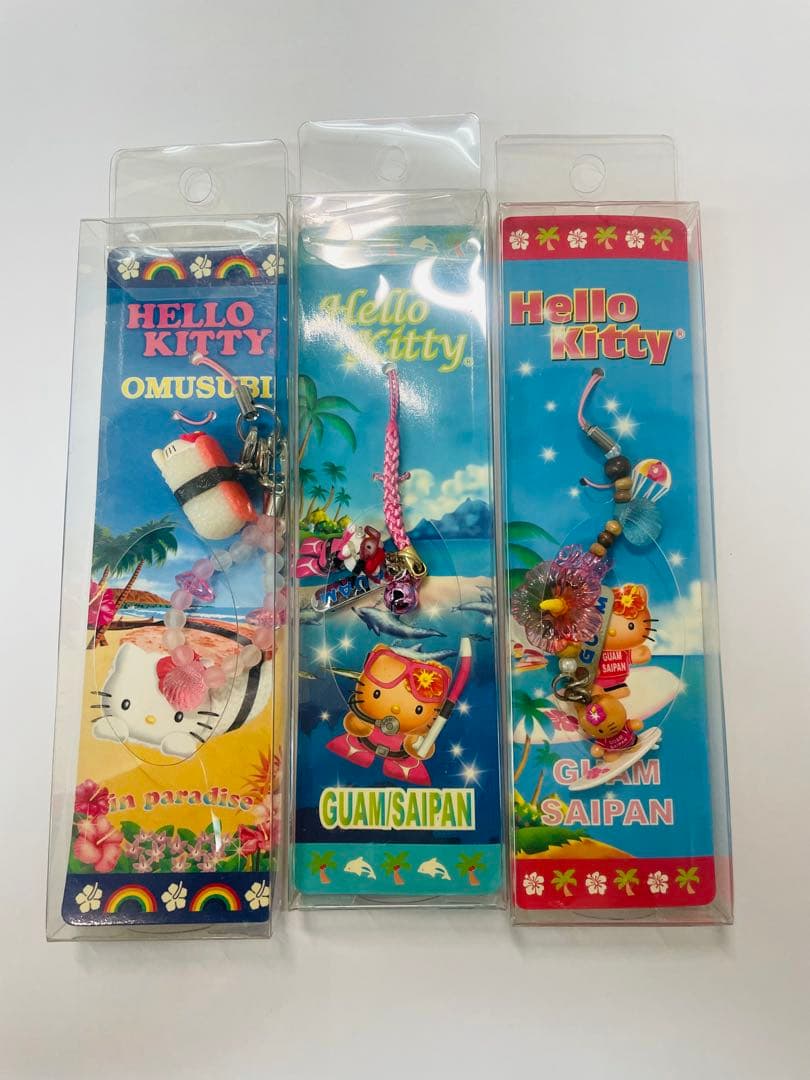 【入手困難品】ハローキィテー　ご当地　ストラップ　グアム　サイパン　当時物