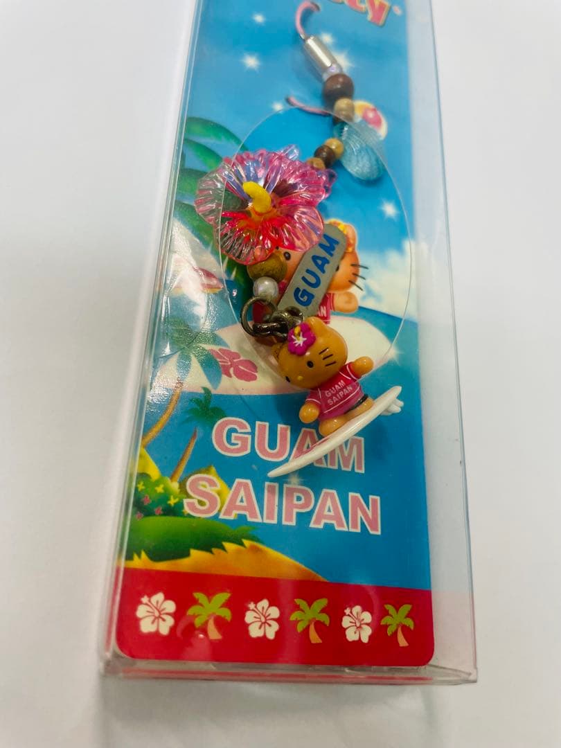 【入手困難品】ハローキィテー　ご当地　ストラップ　グアム　サイパン　当時物