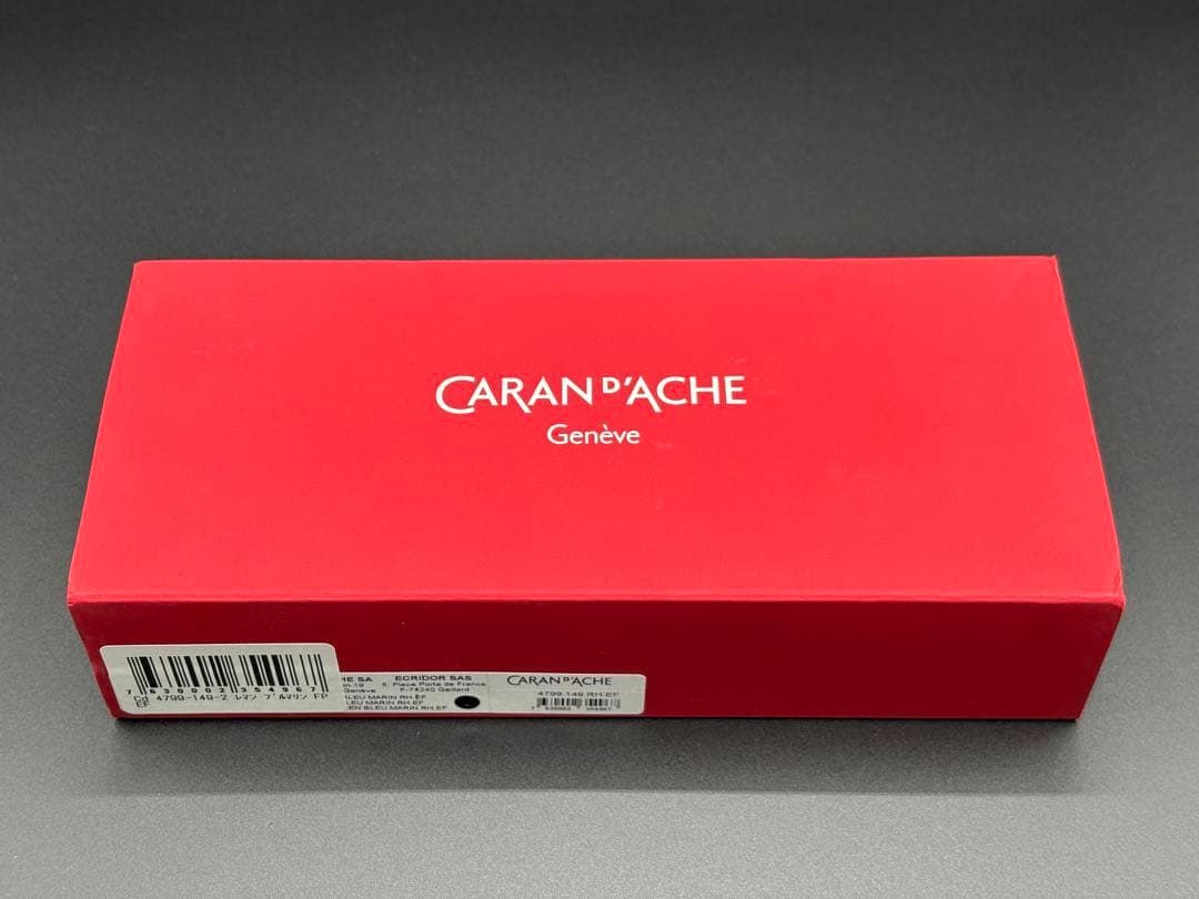 CARAN D'ACHE カランダッシュ 万年筆 レマン ブルマリン EF