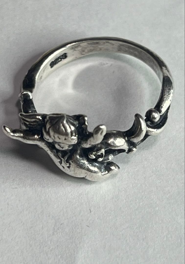 公*o様 ジャンポールゴルチエ　天使　指輪　シルバー925 エンジェル　ピンキー