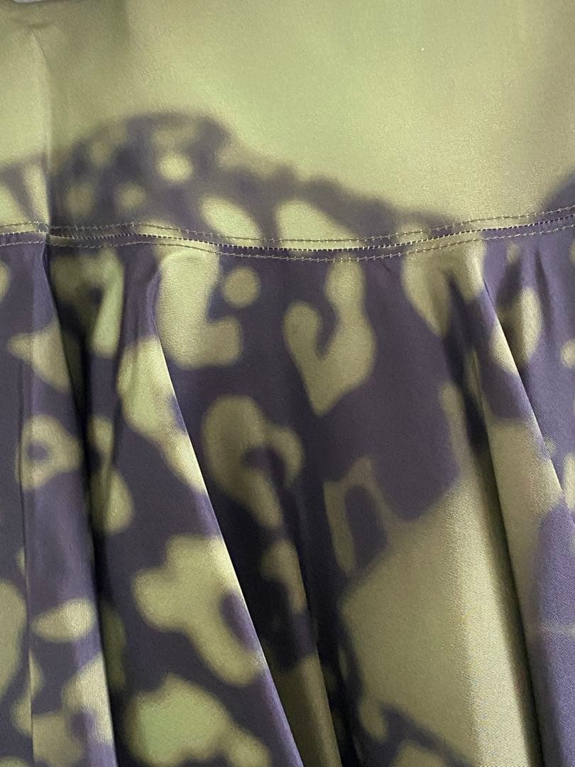 PRADA ヒョウ柄 フレアスカート