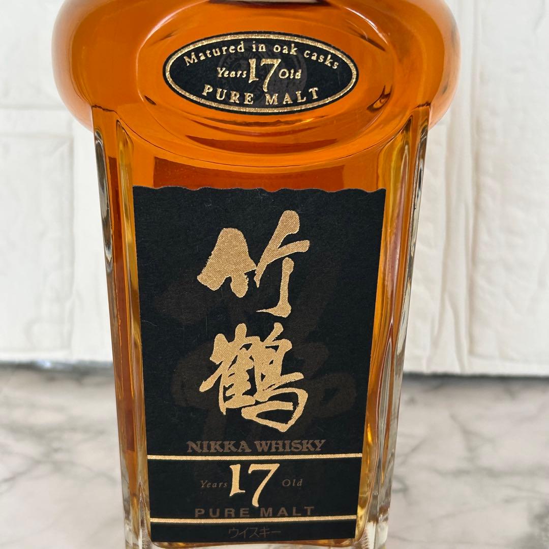 【旧ラベル】古酒　ヴィンテージ 竹鶴 17年 ピュアモルトウイスキー 700ml