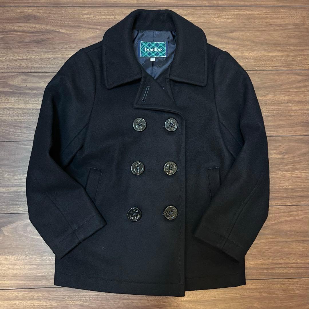 《新品》familiar ピーコート　ウールコート　男女兼用　130