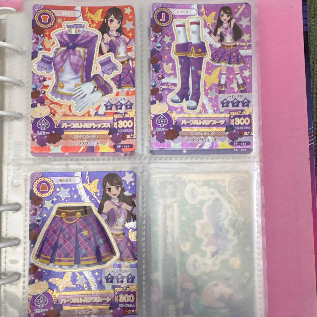 あ*や様 アイカツ Swing Rock バインダー、カードコレクション