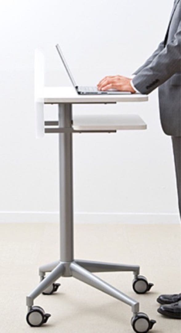 【美品】サンワサプライ 講演台 演台 100-DESK096 中棚付