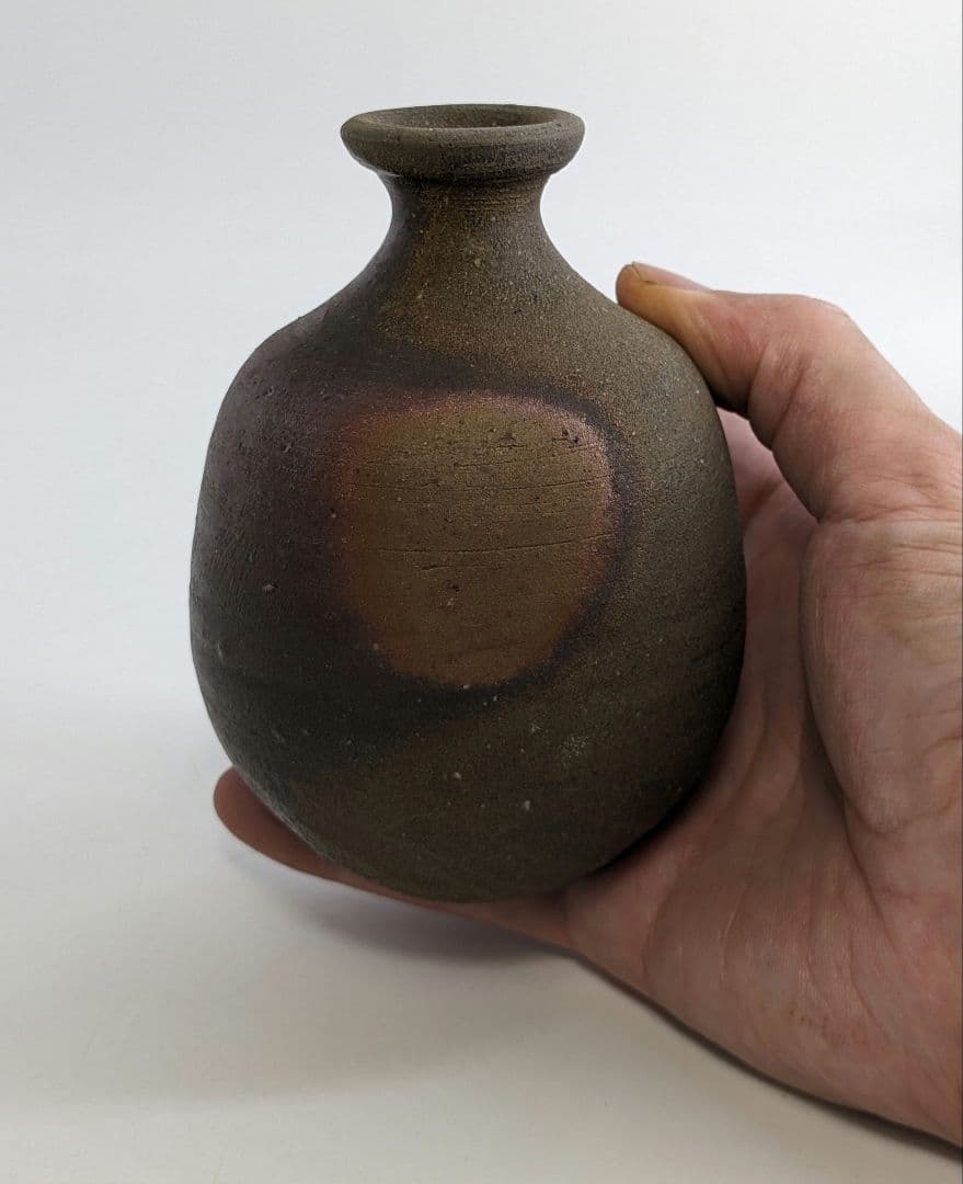 人間国宝 藤原雄 備前焼 徳利 共箱 とっくり 酒器 食器 工芸品 日本酒 在銘