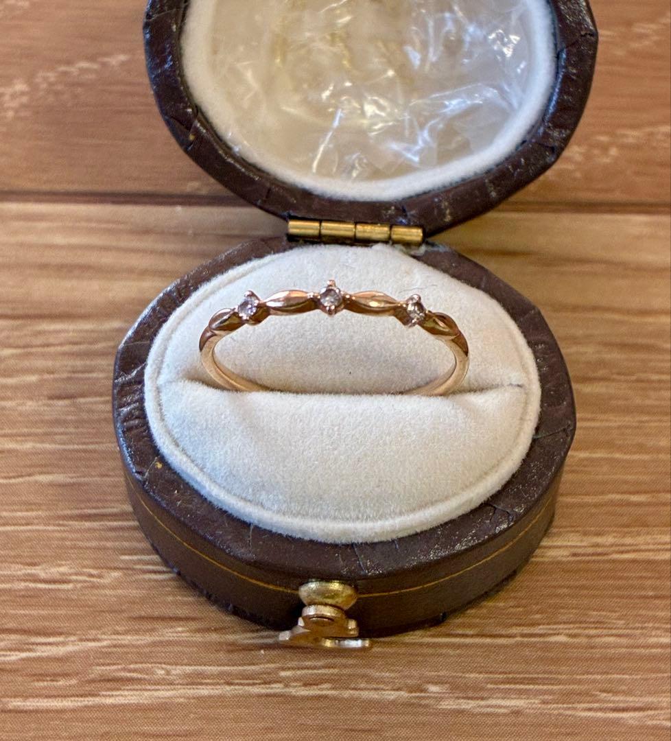 ete k10 ゴールド リング 11号 ダイヤモンド YG agete