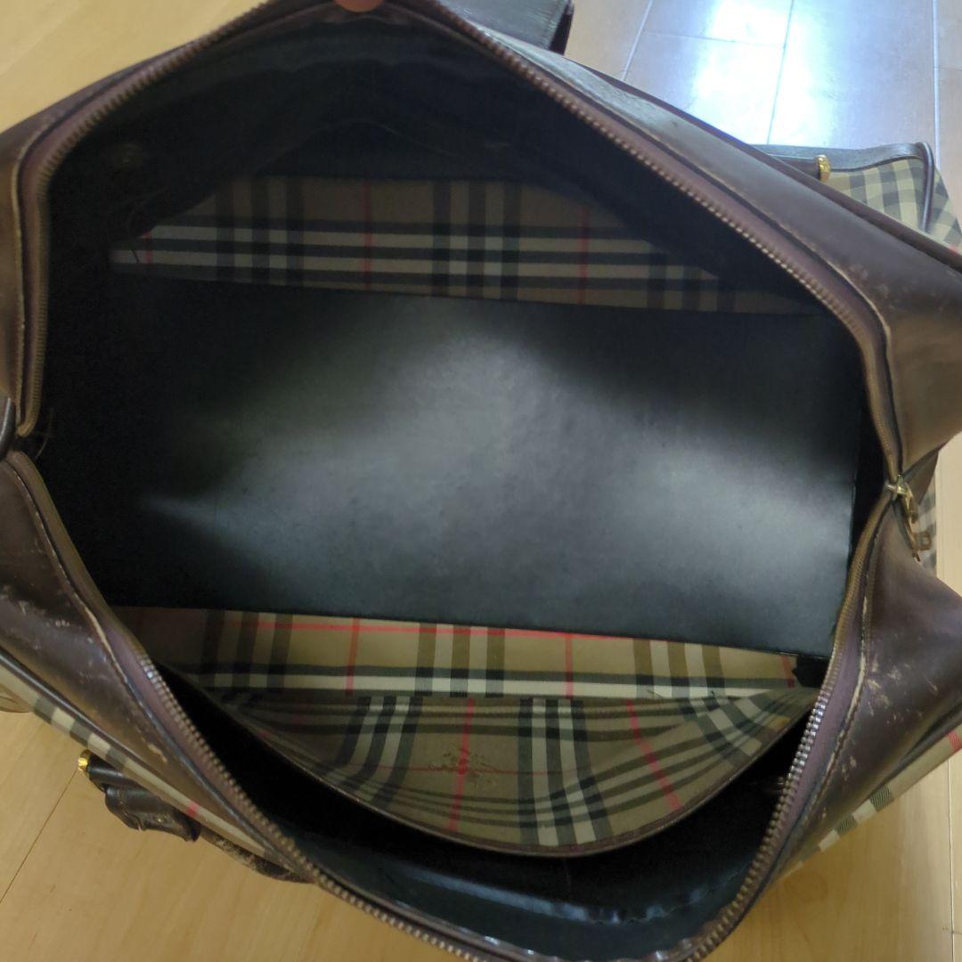 ヴィンテージ　バーバリーズ ボストンバッグ　シャドーホース