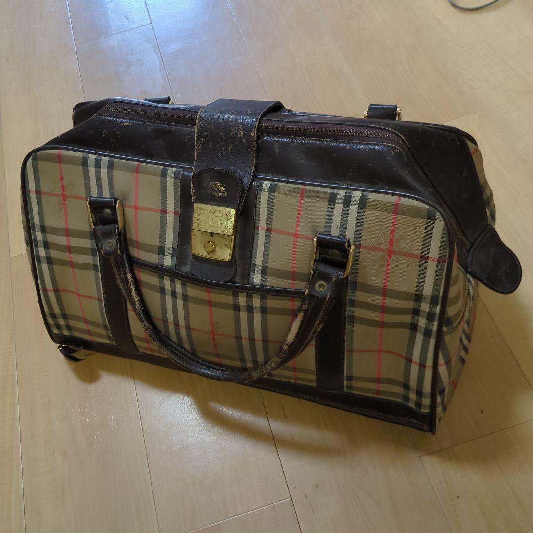 ヴィンテージ　バーバリーズ ボストンバッグ　シャドーホース