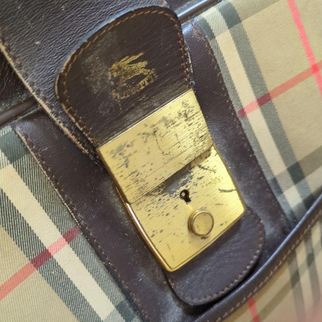 ヴィンテージ　バーバリーズ ボストンバッグ　シャドーホース