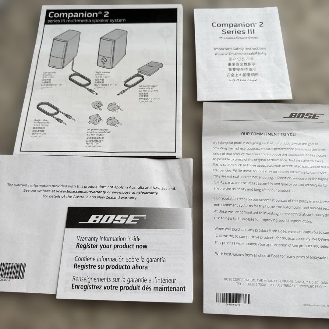 Bose Companion 2 スピーカー