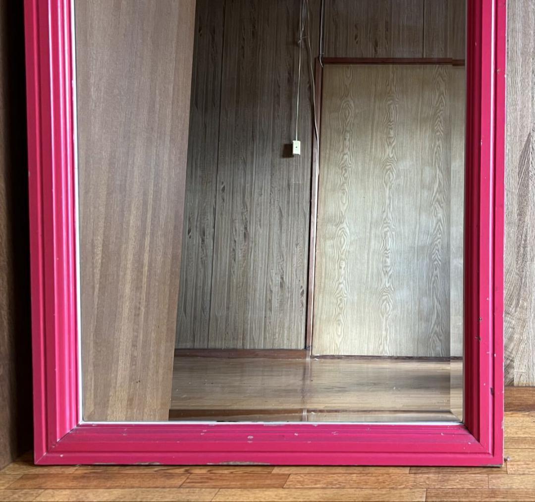 だいこん大型 ミラー 72×119cm 全身鏡 美容院 アンティーク