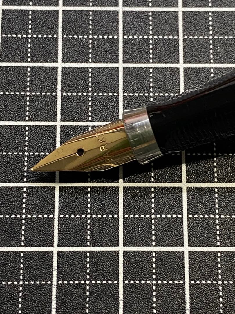PARKER #75 CISELE フラットトップ　0目盛　万年筆　字幅EF程度