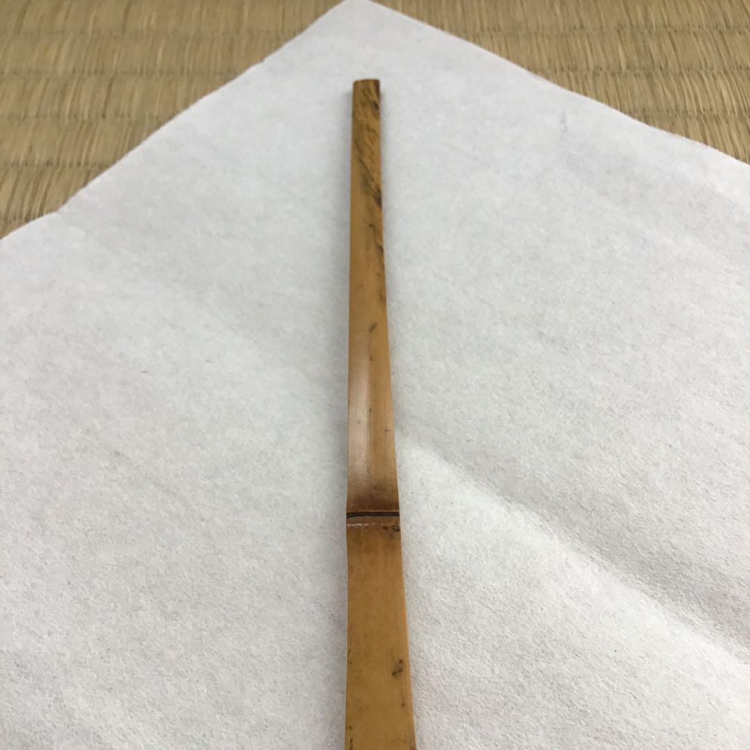 茶道具　茶杓　銘　神垣　熱田神宮宮司書付　三十本之内　共筒　共箱　S55CS