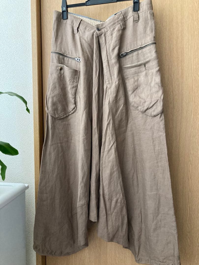 希少‼️入手困難　Y2K 本物　PPFM サルエルパンツ　ベージュ　リネン