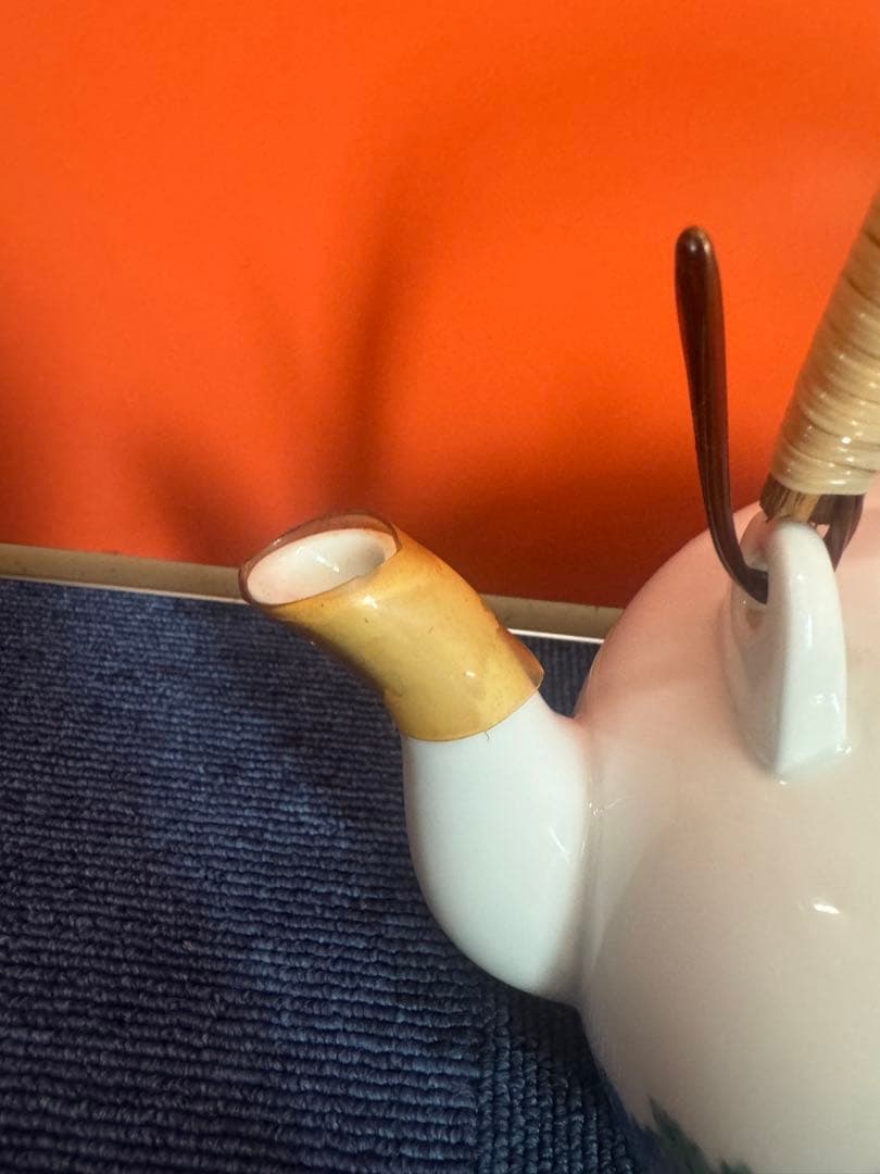 1753  香蘭社　花柄文　急須