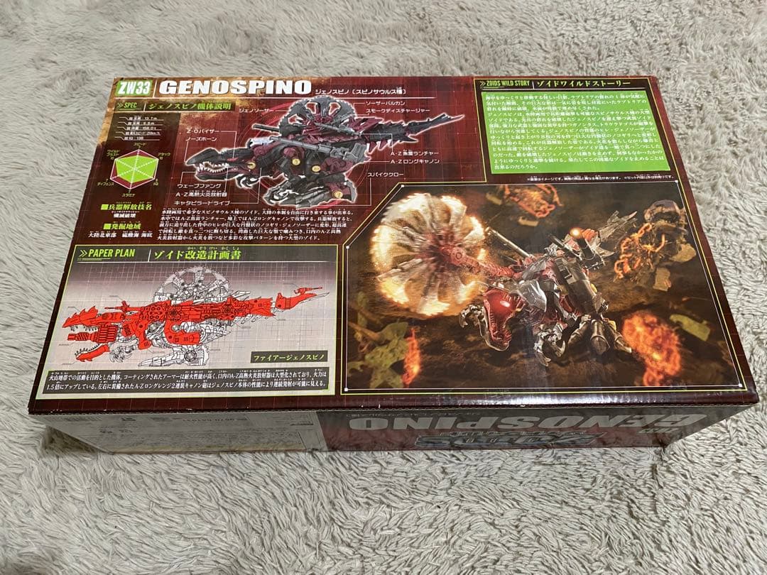 【新品未開封】ゾイドワイルドGENOSPINO ジェノスピノ　ZW33