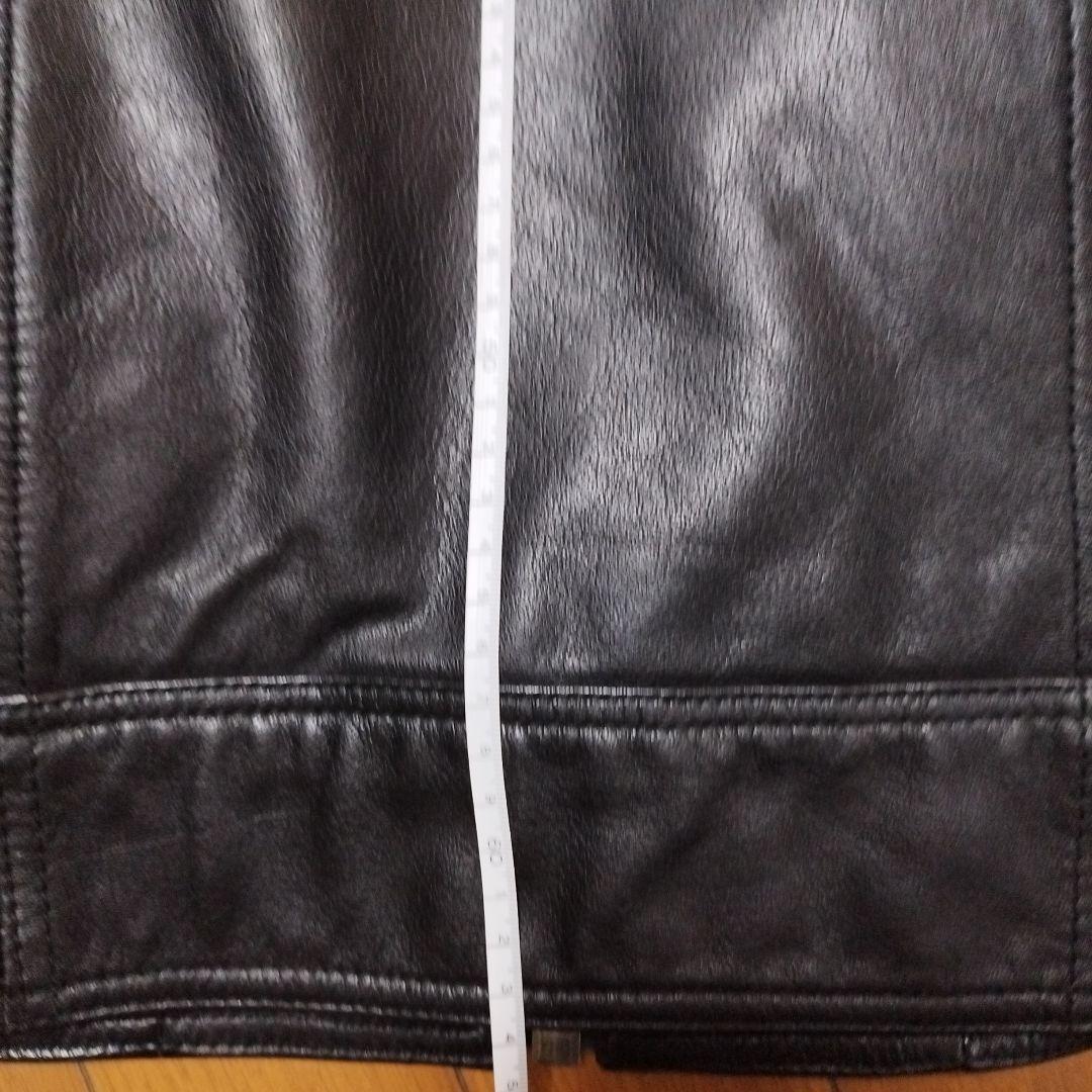 NudieJeans シングルライダースジャケット　レザーロンハーマン