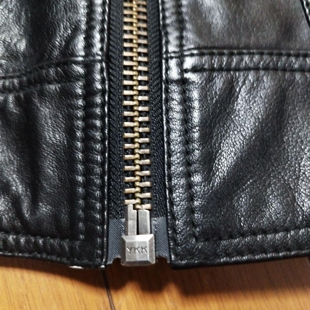 NudieJeans シングルライダースジャケット　レザーロンハーマン