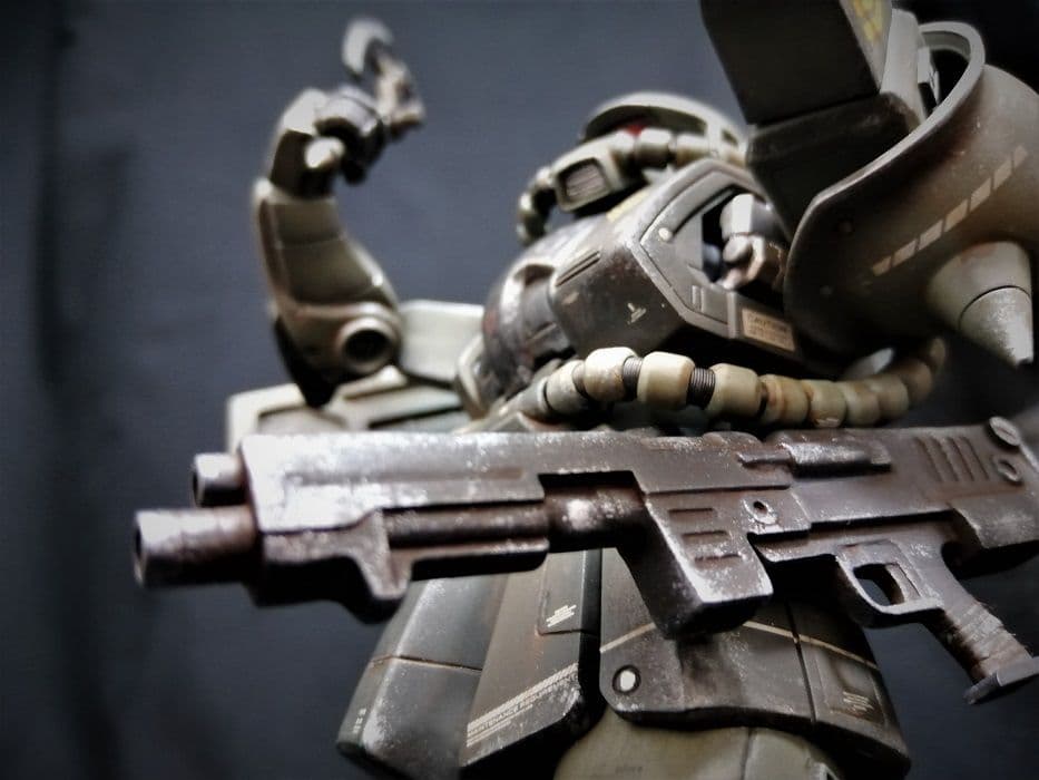 【これぞ歴戦のザク!!】MGフル塗装完成品！