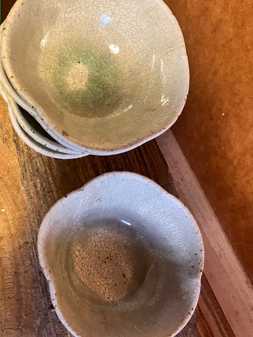 民藝　輪花　小鉢　向付　取り皿　信楽 5枚セット