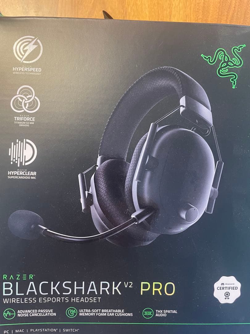 Razer ワイヤレス ゲーミングヘッドセット BlackShark V2Pro