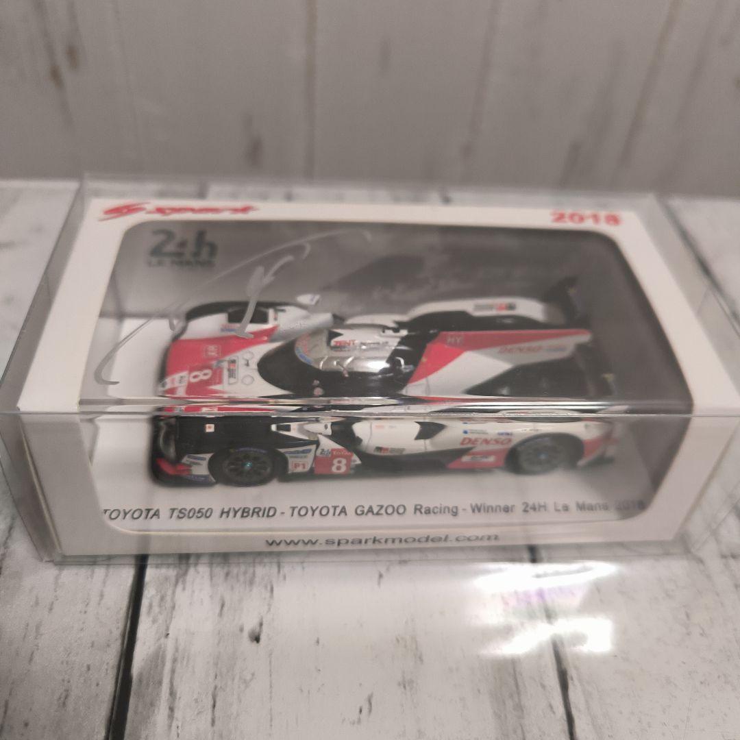 TOYOTA TS050 HYBRID 2018年　中嶋選手の直筆サイン入り