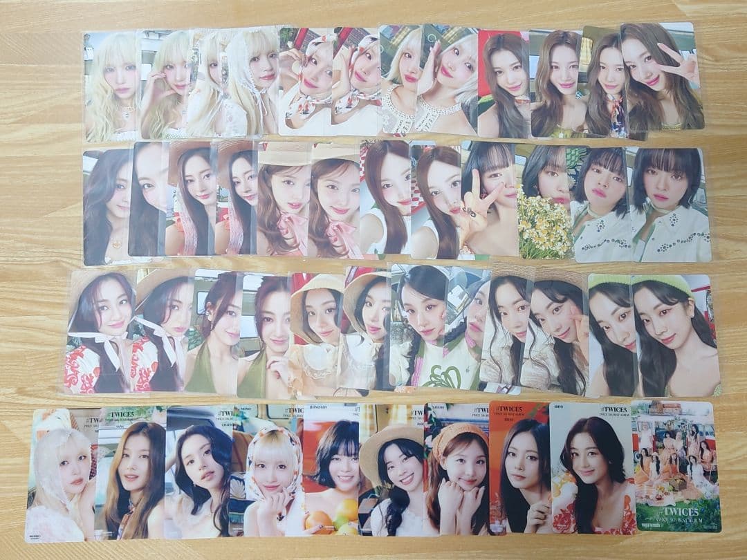 #TWICE5　初回限定盤AB　トレカ　36枚　クリアトレカ　10枚　コンプ