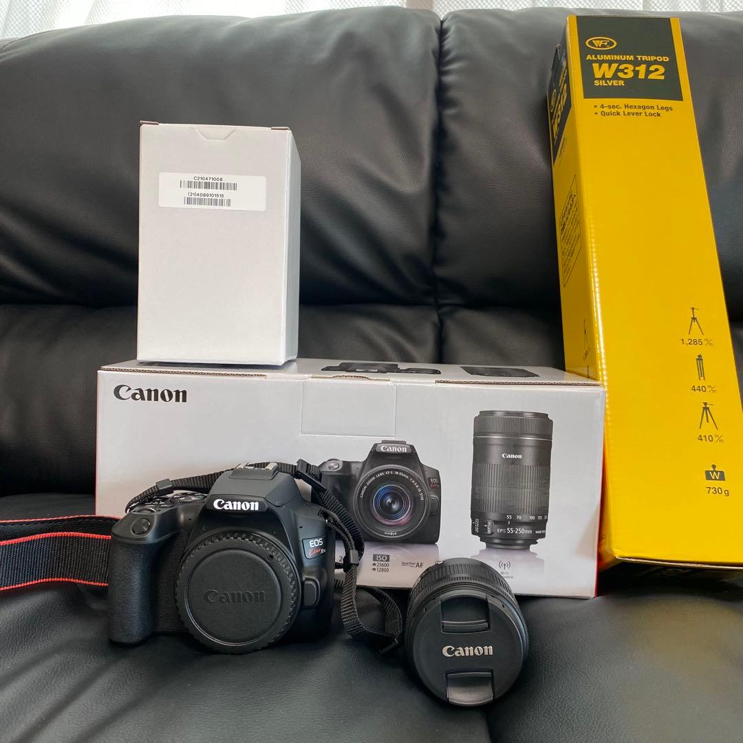 Canon EOS Kiss X10 ダブルレンズセット W312三脚フルセット