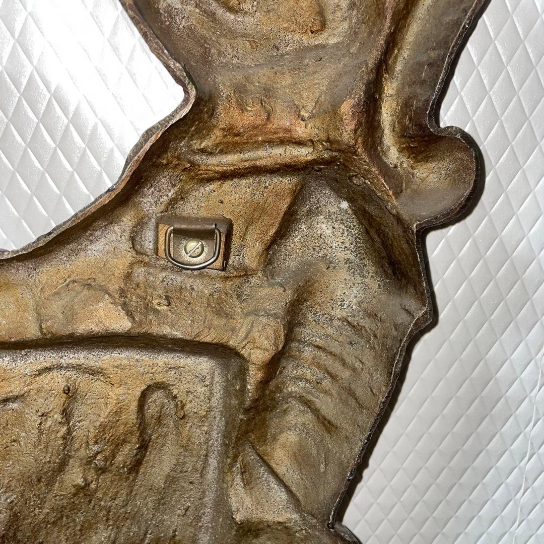 ヴィンテージ 中世の騎士 ナイト 中世騎士 真鍮製 壁掛け