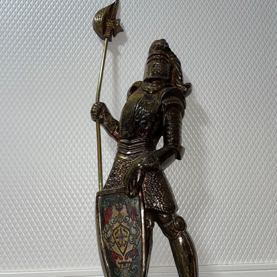ヴィンテージ 中世の騎士 ナイト 中世騎士 真鍮製 壁掛け