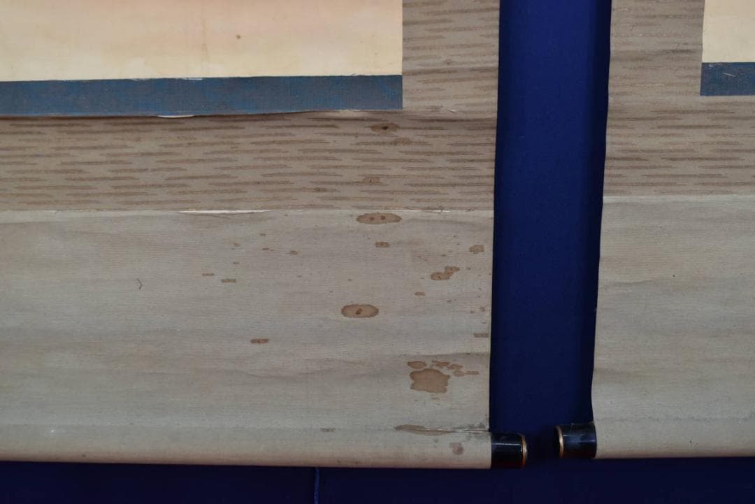 【真作】土佐光貞/土佐光学/合作/松竹梅鶴亀図/双幅/掛軸☆宝船☆AB-330