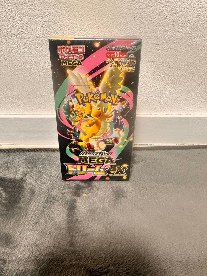 シュリンク付き　ポケモンカードゲーム メガドリームex 未開封