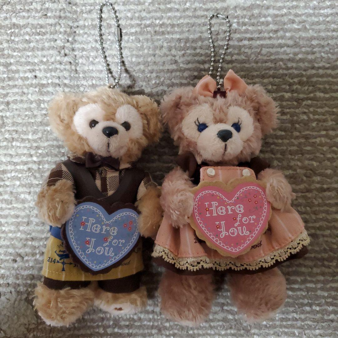 ダッフィー & シェリーメイ ストラップ 2012年 バレンタイン 2個セット