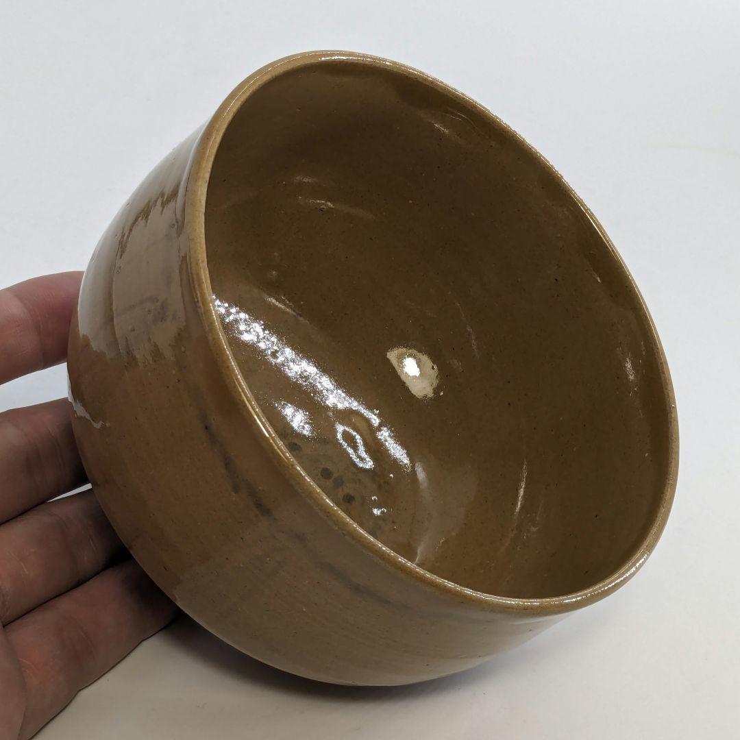 岡本英山 虫明焼 魚絵茶盌 共箱 抹茶碗 抹茶茶碗 茶道具 茶器 食器 工芸品