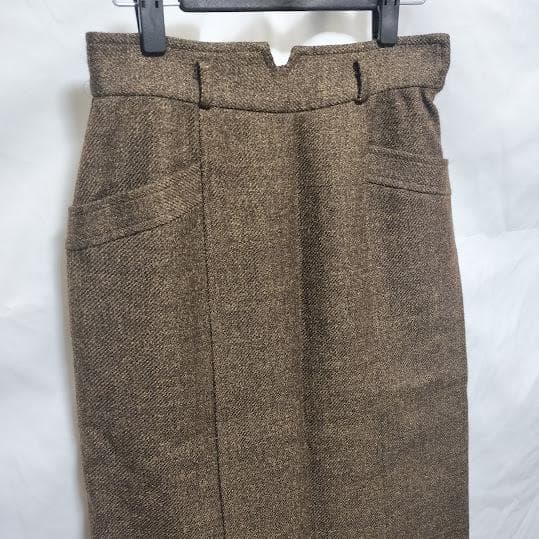 Christian Dior クリスチャンディオール ウールスカート　カーキ