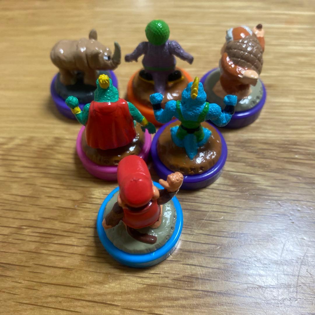 ドンキーコング　フィギュア　スタンプ　ガチャ当時物　任天堂　6種