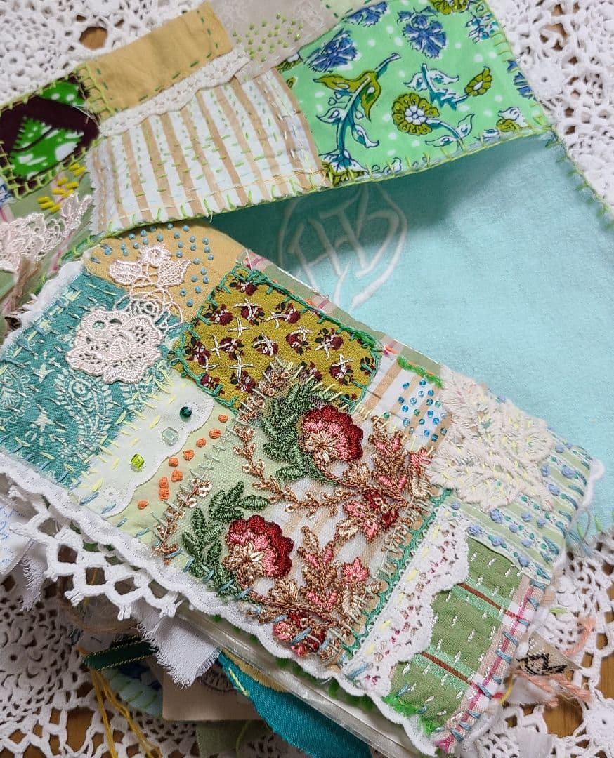 タズちゃん様　junkjournal　ジャンクジャーナル　パッチワーク