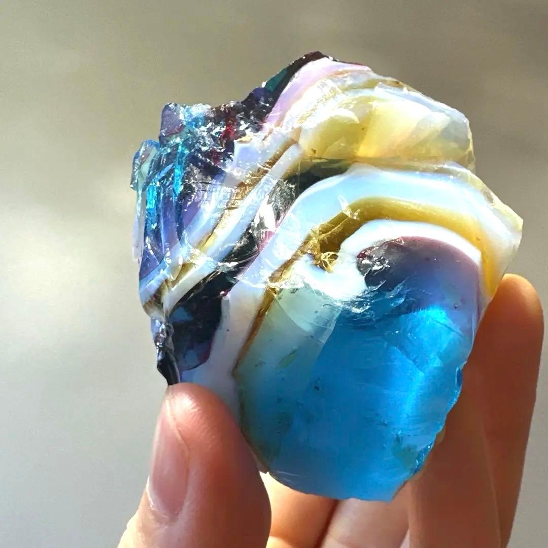 アンダラクリスタル　シエラネバダ　マルチカラー132.6g レア　Andara